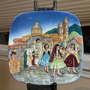 Royal Doulton Plate “Christmas In Mexico” John Beswick Limited Edition